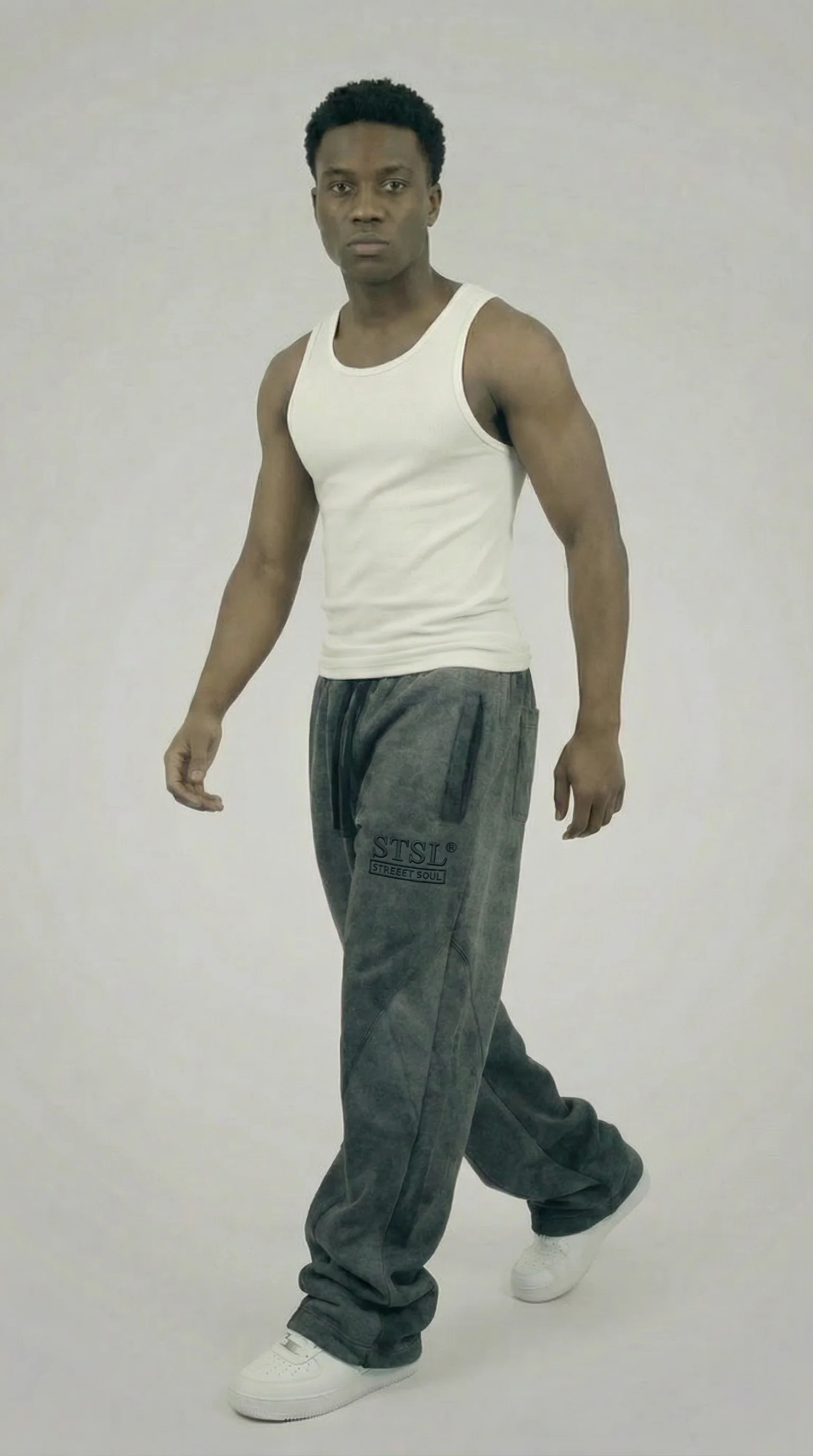 STSL® Joggers – Smoke Grey - Image 7