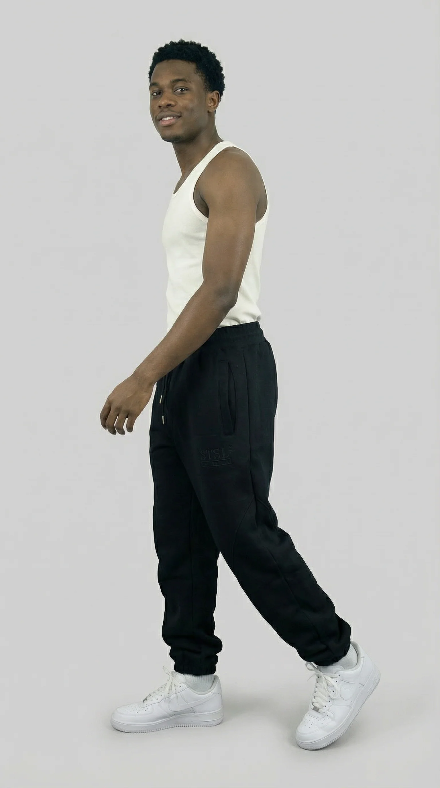 STSL® Joggers – Midnight Black - Image 8