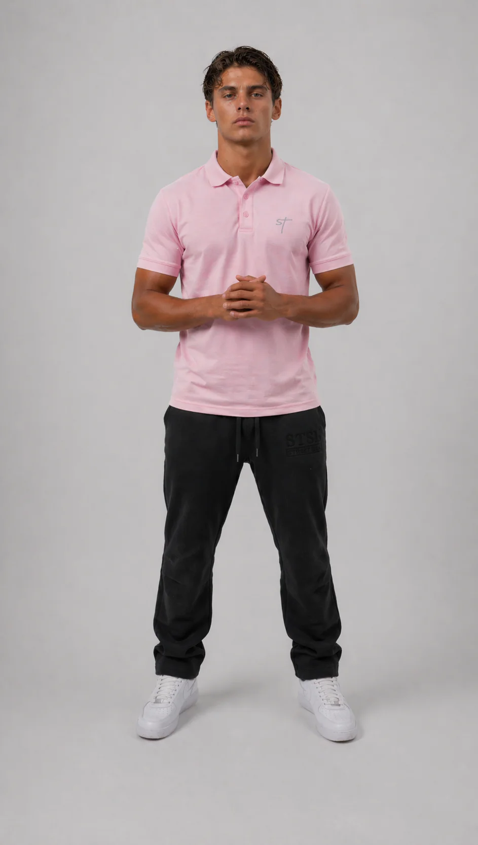 STSL® Polo Shirt – Pink - Image 4