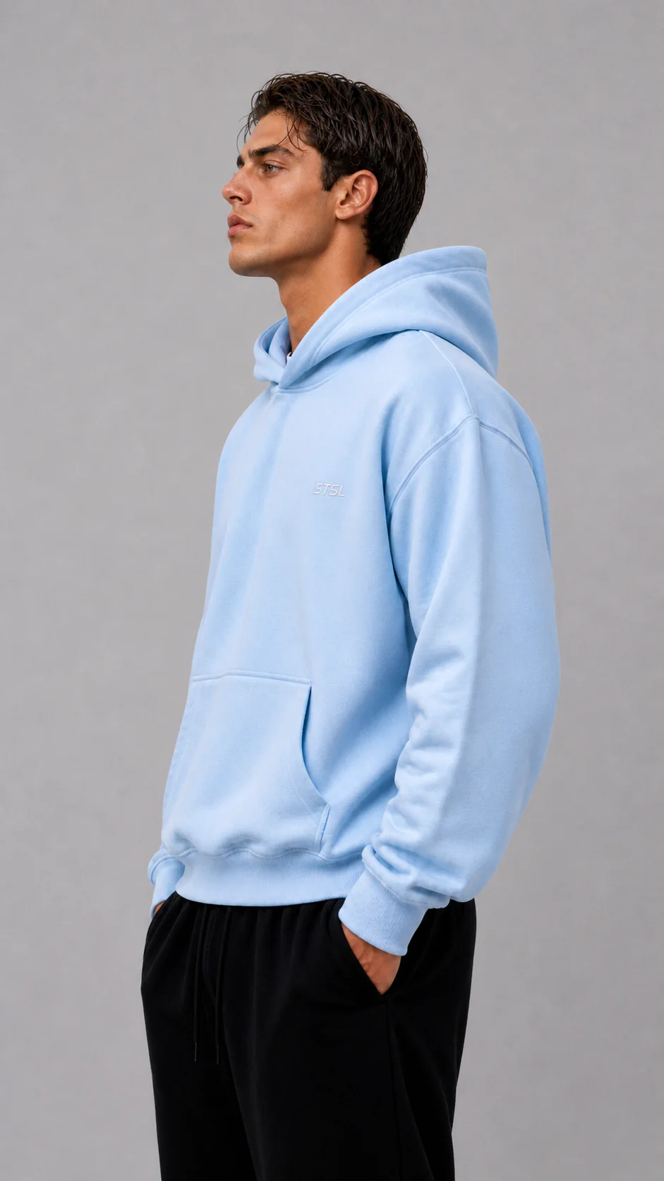 STSL® Hoodie – Ice Blue - Image 4