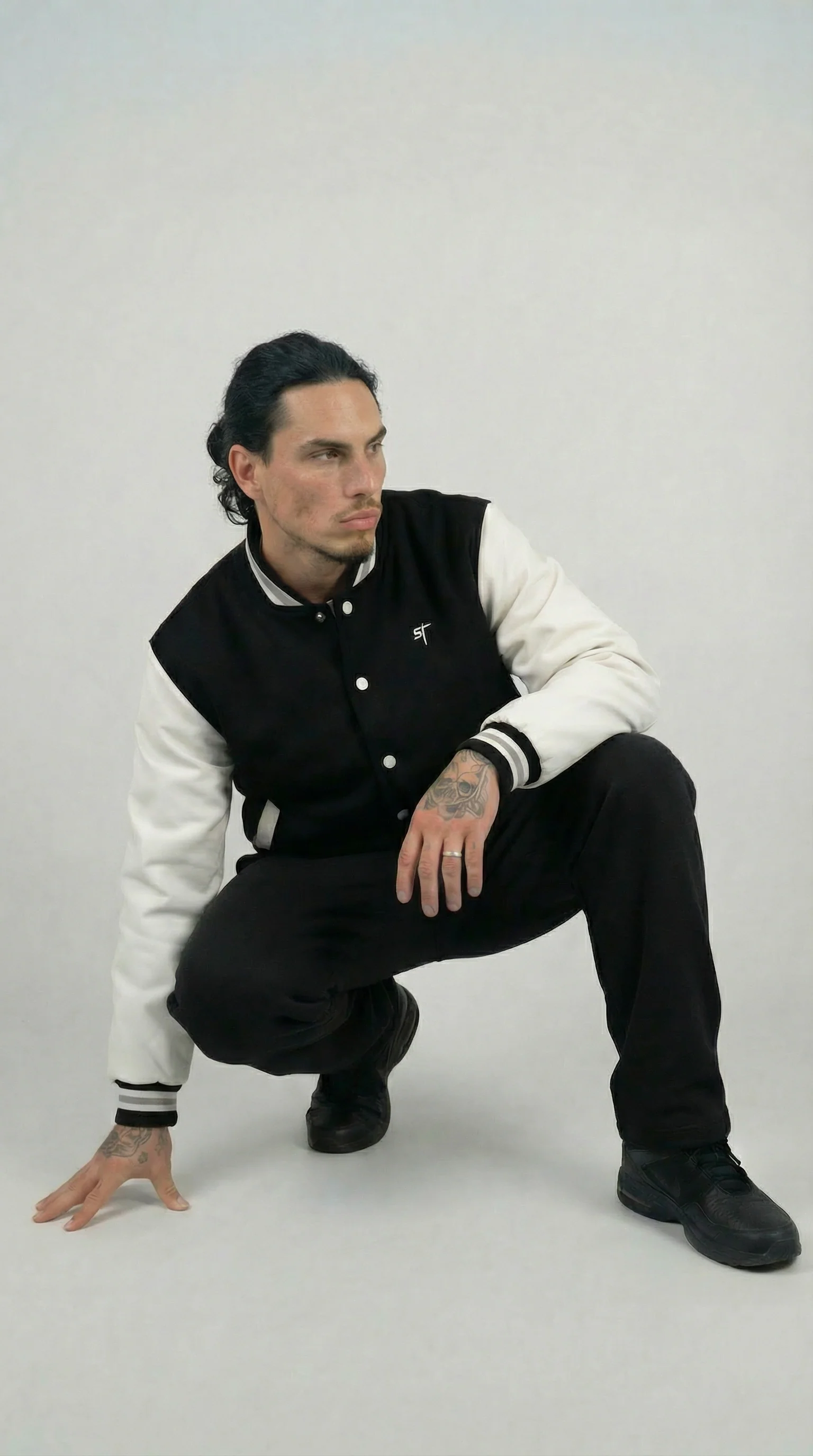 STSL® Varsity Jacket – Darkblue/White - Image 6