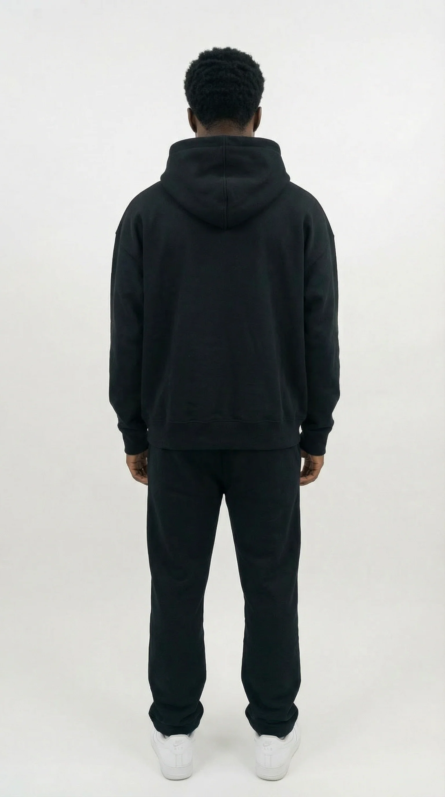 STSL® Heavyweight Hoodie (450 GSM) – Pure Blackout - Image 5