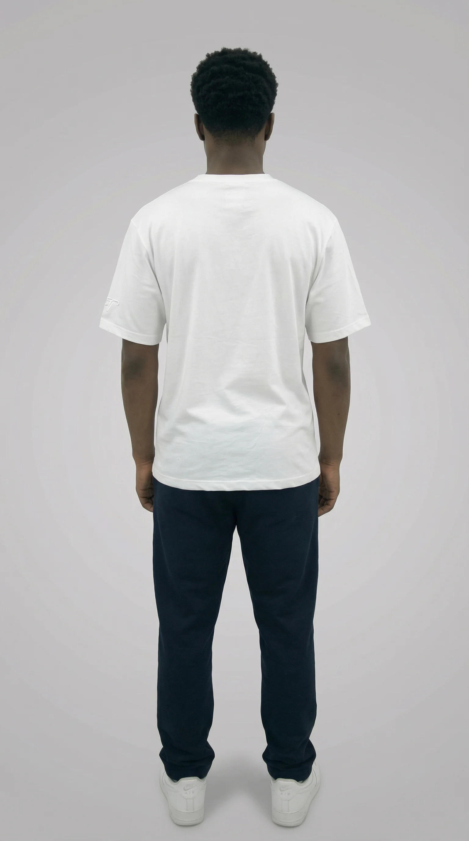STSL® Heavy Oversize T-Shirt – Pure White (220 GSM) - Image 4